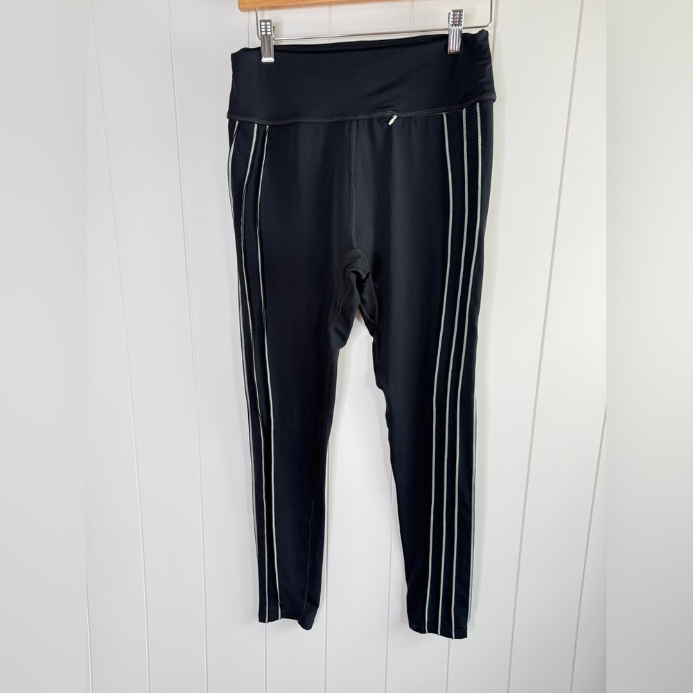 Free People x FP Movement Run in Dawn Leggings Black‎ White Stripe - Picture 2 of 9